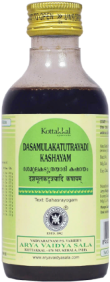 Дашамулакатутраяди Кашаям (Dasamulakatutrayadi Kashayam), Kottakkal, 200 мл