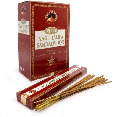 Благовония Сандаловое дерево (NS NagChampa SANDALWOOD) PPURE, 15г